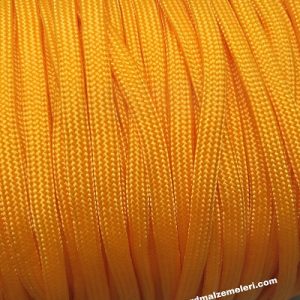 Paracord İp , Paracord 550 lb Paraşüt Bileklik İpi Turuncu Renk - Görsel 1