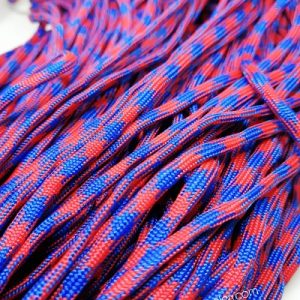 Paracord 550 İp, Paracord Paraşüt Bileklik İpi Bordo Mavi Renk - Görsel 5