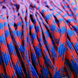 Paracord 550 İp, Paracord Paraşüt Bileklik İpi Bordo Mavi Renk - Görsel 4