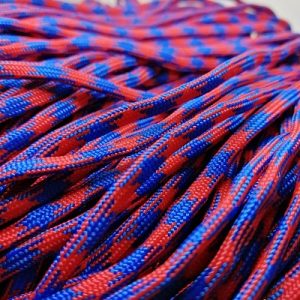 Paracord 550 İp, Paracord Paraşüt Bileklik İpi Bordo Mavi Renk - Görsel 3