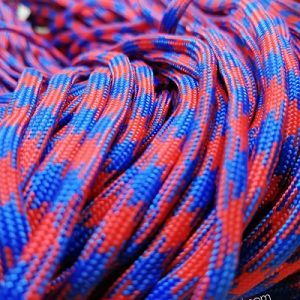 Paracord 550 İp, Paracord Paraşüt Bileklik İpi Bordo Mavi Renk - Görsel 2