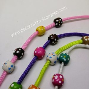 Paracord Aksesuar Ahşap Boncuk Bahar Şenliği - Görsel 2
