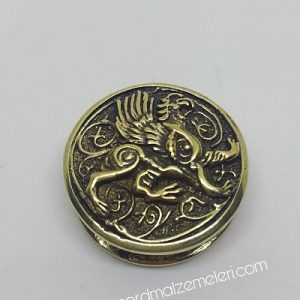 Paracord Aksesuar Viking Figür Griffin Bronz Renk - Görsel 1