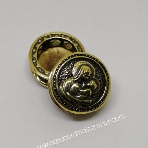 Paracord Aksesuar Figür Meryem İsa Bronz Renk - Görsel 1