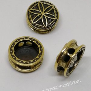 Paracord Aksesuar Viking Figür Perun Yıldızı Bronz Renk - Görsel 2