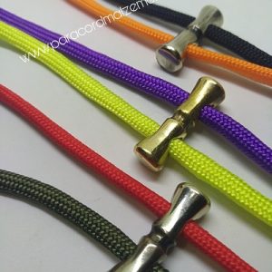 Paracord Bileklik Aksesuar Çubuk Klips Gümüş Renk - Görsel 3