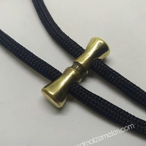 Paracord Bileklik Aksesuar Çubuk Klips Bronz Renk - Görsel 2