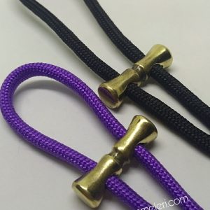 Paracord Bileklik Aksesuar Çubuk Klips Bronz Renk - Görsel 3
