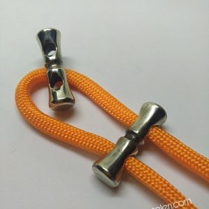Paracord Bileklik Aksesuar Çubuk Klips Gümüş Renk - Görsel 1