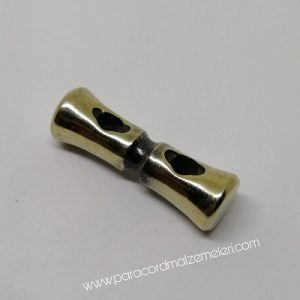 Paracord Bileklik Aksesuar Çubuk Klips Large Boy Gümüş Renk - Görsel 1