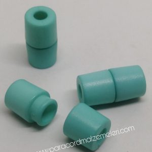 Paracord Aksesuar Bileklik ve Kolye Bağlantı Aparatı Cam Göbeği Renk - Görsel 1