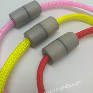 Paracord Aksesuar Bileklik ve Kolye Bağlantı Aparatı Gri Renk - Görsel 1