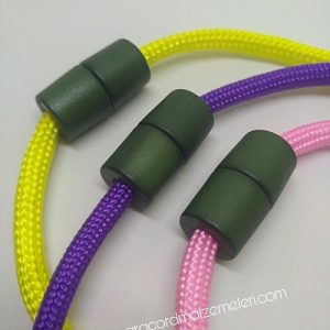 Paracord Aksesuar Bileklik ve Kolye Bağlantı Aparatı Haki Yeşil Renk - Görsel 1
