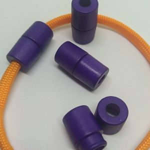 Paracord Aksesuar Bileklik ve Kolye Bağlantı Aparatı Mor Renk - Görsel 2