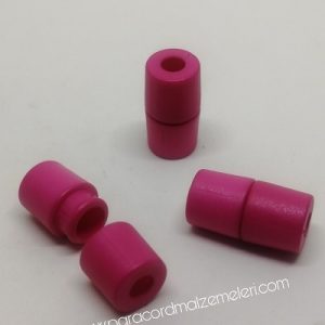 Paracord Aksesuar Bileklik ve Kolye Bağlantı Aparatı Şeker Pembe Renk - Görsel 1