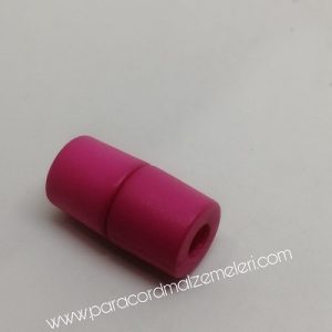 Paracord Aksesuar Bileklik ve Kolye Bağlantı Aparatı Şeker Pembe Renk - Görsel 2