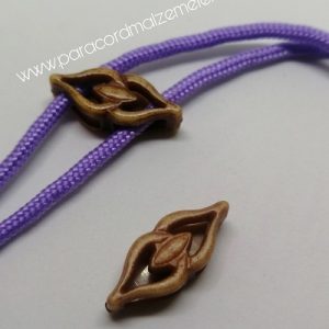 Paracord Aksesuar Boncuk Çift Kalp Model - Görsel 1