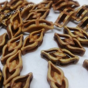 Paracord Aksesuar Boncuk Çift Kalp Model - Görsel 4