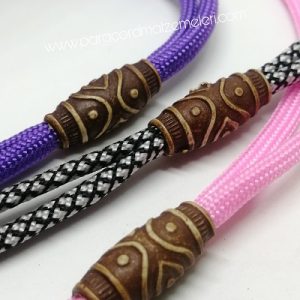 Paracord Aksesuar Boncuk Etnik Desen Sarmal Model - Görsel 1