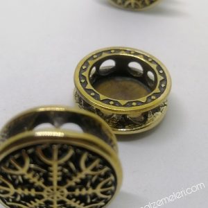 Paracord Aksesuar Spartan Horror Helmet Bronz Renk - Görsel 2