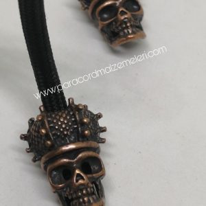 Paracord Aksesuar Figür King of The Dead Bakır renk - Görsel 4