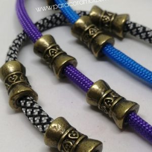 Paracord Aksesuar Noktalı Kalp Model Boncuk - Görsel 5