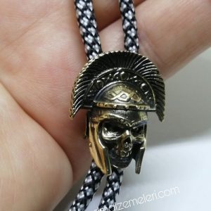 Paracord Aksesuar Boncuk Roman Skull - Görsel 2