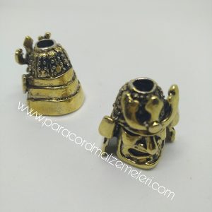 Paracord Aksesuar Samuray Boncuk Gold Renk - Görsel 4