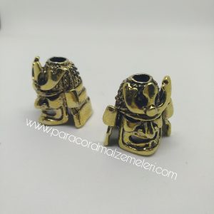 Paracord Aksesuar Samuray Boncuk Gold Renk - Görsel 3