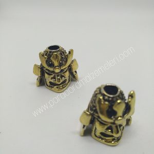 Paracord Aksesuar Samuray Boncuk Gold Renk - Görsel 2