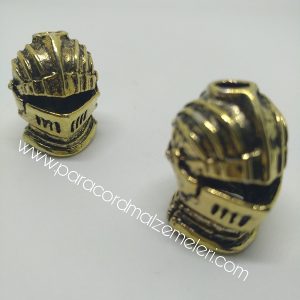 Paracord Aksesuar Şovalye Boncuk Gold Renk - Görsel 4
