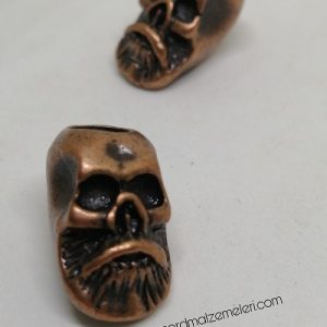 Paracord Aksesuar Figür Viking Savaşçı Bakır Renk - Görsel 3