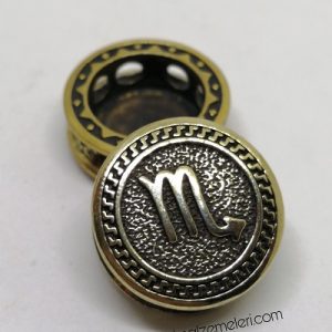 Paracord Aksesuar Burçlar Akrep Burcu Bronz Renk - Görsel 1