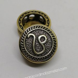 Paracord Aksesuar Burçlar Aslan Burcu Bronz Renk - Görsel 1