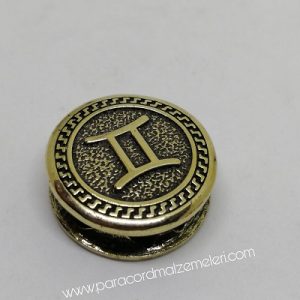 Paracord Aksesuar Burçlar İkizler Burcu Bronz Renk - Görsel 2