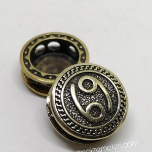 Paracord Aksesuar Burçlar Yengeç Burcu Bronz Renk - Görsel 1