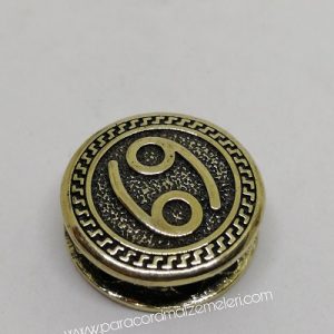 Paracord Aksesuar Burçlar Yengeç Burcu Bronz Renk - Görsel 2