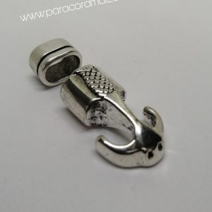 Paracord Aksesuar Çapa Klips Nokta Motif Desenli Set Gümüş Renk - Görsel 3