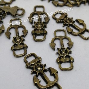 Paracord Aksesuar Çapa Model A Bronz Renk - Görsel 2