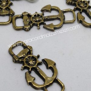 Paracord Aksesuar Çapa Model A Bronz Renk - Görsel 1