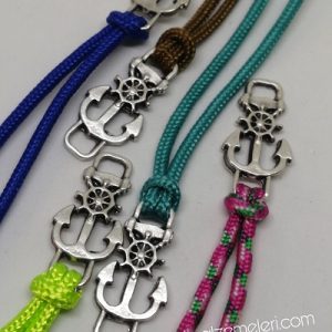 Paracord Aksesuar Çapa Model A Gümüş Renk - Görsel 3