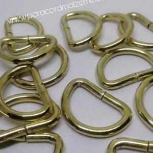 Paracord Aksesuar D Model Büyük Boy Halka Gold Renk - Görsel 3