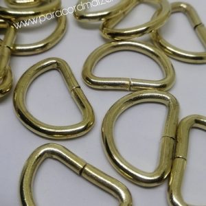 Paracord Aksesuar D Model Büyük Boy Halka Gold Renk - Görsel 1