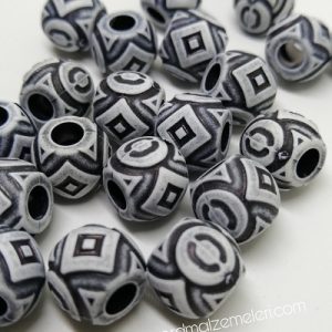 Paracord Aksesuar Etnik Desen Boncuk - Görsel 2