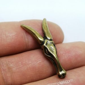 Paracord Aksesuar Figür İnatçı Keçi Bronz Renk - Görsel 3