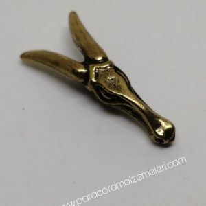 Paracord Aksesuar Figür İnatçı Keçi Bronz Renk - Görsel 2