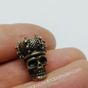 Paracord Aksesuar Figür King of The Dead Bronz Renk - Görsel 3