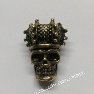 Paracord Aksesuar Figür King of The Dead Bronz Renk - Görsel 1