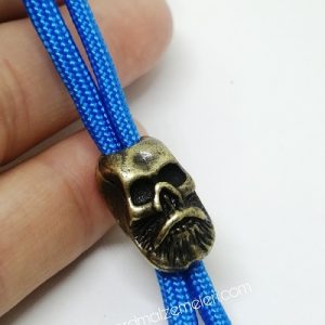 Paracord Aksesuar Figür Viking Savaşçı Bronz Renk - Görsel 1