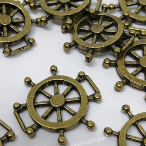 Paracord Aksesuar Gemici Dümeni Bronz Renk - Görsel 2